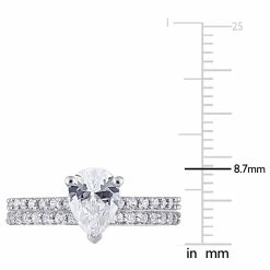 Flash Sale ๐งจ Mimi & Max 2 1/2 CT TGW Pear Cut Created White Sapphire Engagement Ring and Matching Eternity Ring 2pc Set in 10K White Gold for ๐ฉ women ๐ 9 Flash Sale ๐งจ Mimi & Max 2 1/2 CT TGW Pear Cut Created White Sapphire Engagement Ring and Matching Eternity Ring 2pc Set in 10K White Gold for ๐ฉ women ๐ -Mimi & Max Shop a6e64412a0154d47842fd33511374edd 3addf019 6983 40bb 9833 632a6d01e251 1080x