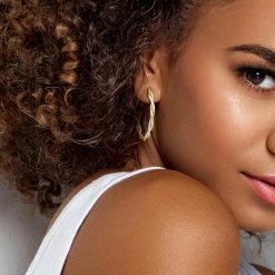 Outlet 🤩 Mimi & Max 33 MM Twisted Hoop Earrings in 2-Tone Yellow and White 10K Gold for 👩 women 🎉 -Mimi & Max Shop a70157b3ccf34130bd11fd4c80d306d2 b7c15df8 806f 430a a130 b85bc1ce47cf 1080x