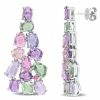 Best Pirce ⭐ Mimi & Max 11 CT TGW Multi-Color Sapphire Cluster Earrings in 14k White Gold for 👩 women ❤️ -Mimi & Max Shop abe486e560e049f899687dd4e6917e7e ae0cb44d 047e 4688 b081 54e01e43439e 1080x