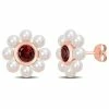 Budget 🎁 Mimi & Max 3.5-4mm Freshwater Cultured Pearl and 1 1/5 CT TGW Garnet Floral Stud Earrings in 10k Rose Gold for 👩 women 💯 -Mimi & Max Shop adcc018cc7114c8e8dfa324afbda6282 c201192f 1c5b 473e aa38 d88432d11bc7 1080x