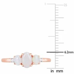 Best deal 😉 Mimi & Max 2/5 CT TGW Opal and Diamond Accent 3-Stone Ring in 10K Rose Gold for 👩 women 😍 -Mimi & Max Shop b2e7c773006c489a962e8c1a58100786 be9e4881 ebc7 48ba a93d 66f36756f4e4 1080x