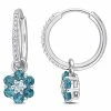 Cheap 🤩 Mimi & Max 1 1/10 CT TGW London and Sky Blue Topaz and 1/8 CT TDW Diamond Floral Huggie Earrings in 10k White Gold for 👩 women 🔥 -Mimi & Max Shop b54840b5028e4eeb8d2e0bae80dac650 1080x