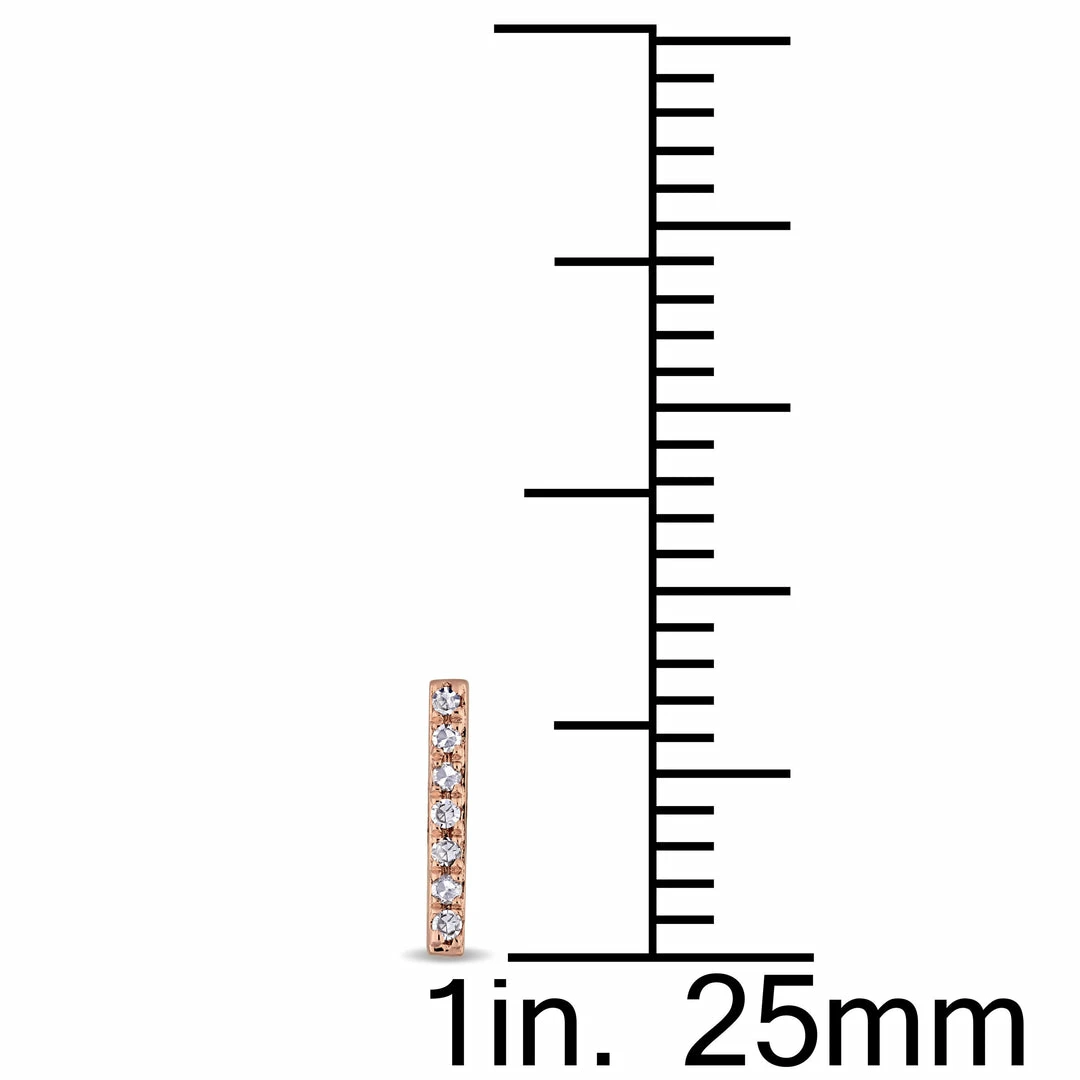 Promo โจ Mimi & Max Diamond Bar Earrings in 14K Yellow Gold for ๐ฉ women ๐ฅ 4 Promo โจ Mimi & Max Diamond Bar Earrings in 14K Yellow Gold for ๐ฉ women ๐ฅ - Image 2