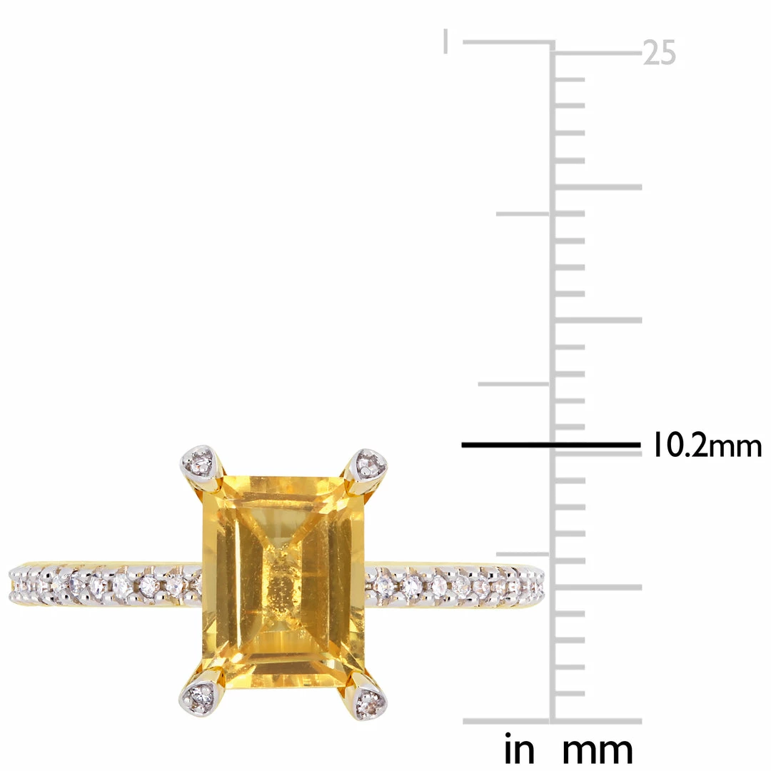 Deals ๐ฏ Mimi & Max 1 1/2 CT TGW Citrine and 1/10 CT TW Diamond Ring in 10k Yellow Gold for ๐ฉ women โญ 5 Deals ๐ฏ Mimi & Max 1 1/2 CT TGW Citrine and 1/10 CT TW Diamond Ring in 10k Yellow Gold for ๐ฉ women โญ - Image 3