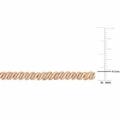 Best deal 👏 Mimi & Max 1 CT TW Diamond S-Link Tennis Necklace in Rose Plated Sterling Silver for 👩 women ⭐ -Mimi & Max Shop bba435b2ed3a4318b7ed439b63e172dd 851ebc3e 0b73 41d9 9ada b3f89c003407 1080x