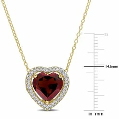 Best deal 😉 Mimi & Max 3 4/5 CT TGW Garnet and 1/5 TW Diamond Halo Heart Necklace with Chain in Yellow Plated Sterling Silver for 👩 women 🌟 10 Best deal 😉 Mimi & Max 3 4/5 CT TGW Garnet and 1/5 TW Diamond Halo Heart Necklace with Chain in Yellow Plated Sterling Silver for 👩 women 🌟 -Mimi & Max Shop be464153f9ed41f98a0f650d48d75f09 e7a2c3c2 aeb1 4ec7 8f13 54cb84b69e8d 1080x