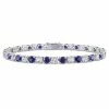Best reviews of 🌟 Mimi & Max 14 1/4 CT TGW Created Blue and White Sapphire Bracelet in Sterling Silver for 👩 women 🎉 -Mimi & Max Shop bf107119e8dc44998867a2ec734b389c 1080x