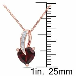 Best Sale 🔔 Mimi & Max Heart Shaped Garnet Pendant and Chain with Diamonds in 10k Rose Gold for 👩 women 🔔 8 Best Sale 🔔 Mimi & Max Heart Shaped Garnet Pendant and Chain with Diamonds in 10k Rose Gold for 👩 women 🔔 -Mimi & Max Shop c14035614d2249c4b4d12c7d83cb05f4 43803cb5 405e 498a a150 0e7e63e2d57b 1080x