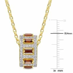 Best Pirce 💯 Mimi & Max 2 1/2 CT TGW Baguette Garnet and White Topaz Pendant with Chain in Yellow Plated Sterling Silver for 👩 women ⌛ -Mimi & Max Shop c1f38a16210b4645b34f61943ddced4d 93dde96a 0ad6 440a 872b 7bb64dc123d0 1080x