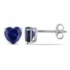 Deals 🎁 Mimi & Max 1 4/5 CT TGW Heart Shaped Created Blue Sapphire Stud Earrings in 10K White Gold for 👩 women 💯 -Mimi & Max Shop c28a3bf8db2d4c50bfcb3cef709be62d a6d51bdb 0b4a 413e b528 7b7ff5a1d5ea 1080x
