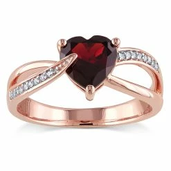 Top 10 😀 Mimi & Max Heart Shaped Garnet Ring with Diamonds in 10k Rose Gold for 👩 women 😀 -Mimi & Max Shop c8c1284a97a342a9b0470ced61d12494 de3cc62a 8e55 4658 8a99 7fa85e3af4ea 1080x