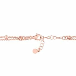 Hot Sale 🌟 Mimi & Max 2-Strand Ball Bead Chain Necklace in 18k Rose Gold Plated Sterling Silver, 19 in for 👩 women 💯 -Mimi & Max Shop cb17db7098bf43c7b38ae5aaa7e9dc8e 1080x