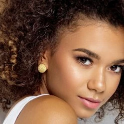 Budget 👍 Mimi & Max 21 MM 🔨 Hammered Disc Earrings in Yellow Plated Sterling Silver for 👩 women ✨ -Mimi & Max Shop d481723d584b48a6bde102d40ec56aee 1080x