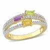 Top 10 ⭐ Mimi & Max 5/8 CT TGW Citrine Peridot Amethyst and White Topaz Spilt Shank Ring in Yellow Plated Sterling Silver for 👩 women 🌟 -Mimi & Max Shop d5a7290b2c8146ffa646aa976c2e0939 bb3c7294 ca55 4449 b516 f0656777c931 1080x
