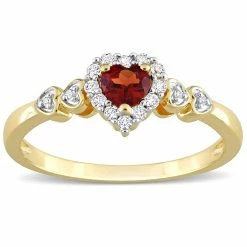 Flash Sale 🥰 Mimi & Max 1/2 CT TGW Heart Shaped Garnet and Created White Sapphire with Diamond Accent Halo Promise Ring in Yellow Plated Sterling Silver for 👩 women 🤩 -Mimi & Max Shop d5b5b5803db149368285c055cc13fa1b 08a0b9b6 817d 4762 8266 20b1e50d414a 1080x