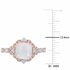 Best deal ๐ฏ Mimi & Max 4/5 CT TGW Opal White Sapphire and Diamond Accent Vintage Style Ring in 10K Rose Gold for ๐ฉ women ๐ฏ 8 Best deal ๐ฏ Mimi & Max 4/5 CT TGW Opal White Sapphire and Diamond Accent Vintage Style Ring in 10K Rose Gold for ๐ฉ women ๐ฏ -Mimi & Max Shop dfe08dd609c844a0b22807e92ce631bb e7f80e90 6f53 49bc 9bf4 7e7e9dd48108 1080x