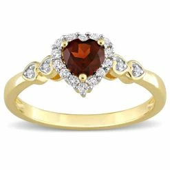 Buy 🎉 Mimi & Max 5/8 CT TGW Heart Shaped Garnet and Diamond Accent Halo Promise Ring in Yellow Plated Sterling Silver for 👩 women 👍 -Mimi & Max Shop e402a2e862af49379cf3ba634939889b e6223b00 e465 4144 8d42 80d44c8e94a7 1080x