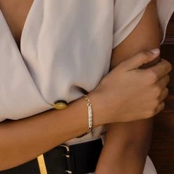 Top 10 💯 Mimi & Max 3 1/3 CT TGW Created White Sapphire Birthstone Link Bracelet in Yellow Plated Sterling Silver for 👩 women ✔️ -Mimi & Max Shop e447d1d8f2a64a09aafa5fa7af8d9860 1080x