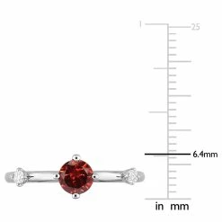 Hot Sale 🔔 Mimi & Max 3/4 CT TGW Garnet and White Topaz 3-Stone Ring in Sterling Silver for 👩 women ❤️ -Mimi & Max Shop e8821ec59fe84810a2db55d3d0337504 8fe14214 18e3 442e 9f4d f59acde1bf73 1080x
