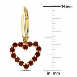 Promo ⭐ Mimi & Max 1 1/8ct Garnet Heart Leverback Earrings in 10k Yellow Gold for 👩 women 👏 -Mimi & Max Shop e976c038683544fb9d690a353e2c5bda b3d76bd8 e659 49cf aa5c c574c375a112 1080x
