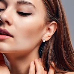 Best Pirce 😍 Mimi & Max 8.5-9 MM White Freshwater Cultured Pearl and 1 1/3 CT TGW Created White Sapphire Stud Earrings in Sterling Silver for 👩 women 😉 -Mimi & Max Shop f05d0986edbe411b810eaf70830c5a97 1080x