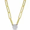Deals ✨ Mimi & Max 1/4 CT TW Diamond Cluster Pendant in 14K White Gold on a 3.3 MM Polished Paperclip Chain in 14K Yellow Gold for 👩 women 💯 -Mimi & Max Shop f0a70c169c63423593882452999dd0bd bf3440d6 b7e5 4dac 903f d47ef917e69c 1080x