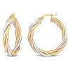 Flash Sale 😉 Mimi & Max 31 MM Twisted Hoop Earrings in 3-Tone Yellow, Rose and White 14K Gold for 👩 women 😍 -Mimi & Max Shop f33744429e8047e3876591d28694f5b1 b0ffbd20 c735 4965 ad07 84308739865d 1080x