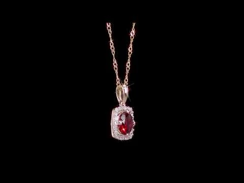 Promo ๐ Mimi & Max 1 CT TGW Garnet and 1/10 CT TW Diamond Halo Square Drop Pendant with Chain in 10k Yellow Gold for ๐ฉ women ๐งจ 7 Promo ๐ Mimi & Max 1 CT TGW Garnet and 1/10 CT TW Diamond Halo Square Drop Pendant with Chain in 10k Yellow Gold for ๐ฉ women ๐งจ - Image 5