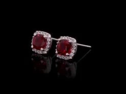 Wholesale 🎉 Mimi & Max Cushion Cut Garnet and 1/10 CT TW Diamond Halo Earrings in 10k White Gold for 👩 women 🥰 -Mimi & Max Shop hqdefault 0f0e9a24 cbe8 4533 a158 50fe15563974 1080x