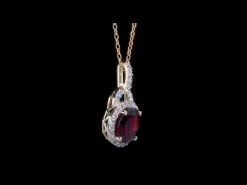Budget 🔔 Mimi & Max 3 1/2 CT TGW Garnet and White Topaz Pendant with Chain in Yellow Plated Sterling Silver for 👩 women ❤️ -Mimi & Max Shop hqdefault 314dc92f f325 4ad5 ba42 aeb2168106d2 1080x