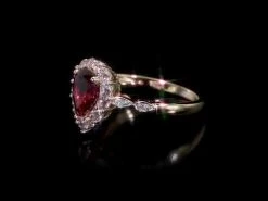 Promo ⌛ Mimi & Max 1 7/8 CT TGW Pear Shape Garnet and White Topaz and Diamond-Accent Halo Ring in 10k Yellow Gold for 👩 women 🤩 -Mimi & Max Shop hqdefault 613fbbe1 07a2 448d 9c06 559addcbcffa 1080x