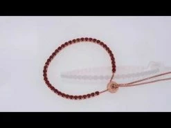 Hot Sale 😍 Mimi & Max 3 3/4 CT TGW Garnet Tassel Bolo Bracelet in Rose Plated Sterling Silver for 👩 women 💯 -Mimi & Max Shop hqdefault 6a7e4a0e fcd9 4b49 b0ae 230750b1c9ba 1080x