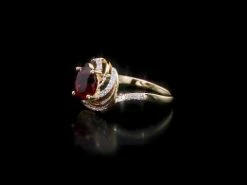 Cheap 😍 Mimi & Max 2 1/7 CT TGW Garnet White Topaz and Diamond Swirl Ring in Yellow Plated Sterling Silver for 👩 women 🎁 -Mimi & Max Shop hqdefault 6f82ad82 2285 412a 9720 5a4deda16401 1080x