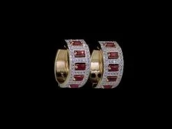 New ⭐ Mimi & Max 2 7/8 CT TGW Baguette Garnet and White Topaz Hoop Earrings in Yellow Plated Sterling Silver for 👩 women 🎁 -Mimi & Max Shop hqdefault 8e9a95b4 7fe7 4d50 9a84 9ea2fcc92690 1080x