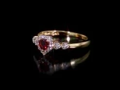 Flash Sale 🥰 Mimi & Max 1/2 CT TGW Heart Shaped Garnet and Created White Sapphire with Diamond Accent Halo Promise Ring in Yellow Plated Sterling Silver for 👩 women 🤩 -Mimi & Max Shop hqdefault d29bac40 d0bd 44e3 a6d9 db338bd27db2 1080x
