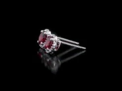 Best Sale 🎁 Mimi & Max Garnet and Diamond Halo Stud Earrings in Sterling Silver for 👩 women 🧨 -Mimi & Max Shop hqdefault ee4e8c50 3405 4721 9207 d01dee5560fc 1080x